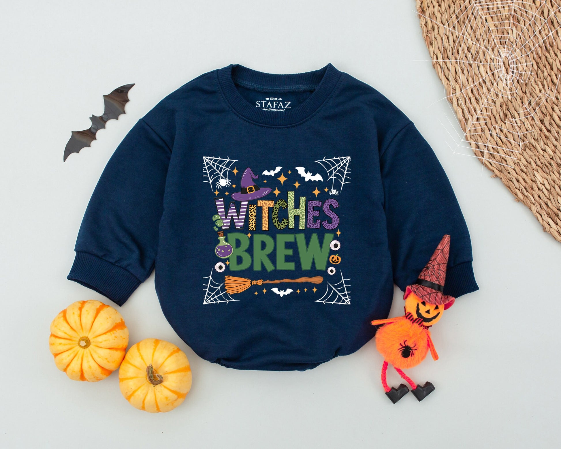 Halloween Baby Romper Costume - Spooky Season Newborn Outfit