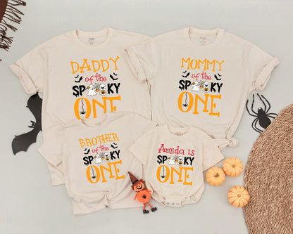 Spooky Birthday Halloween Shirt Set: Mommy & Me Matching Outfits