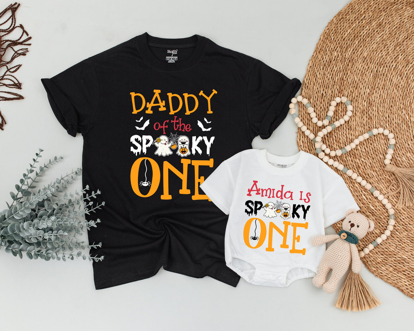 Spooky Birthday Halloween Shirt Set: Mommy & Me Matching Outfits