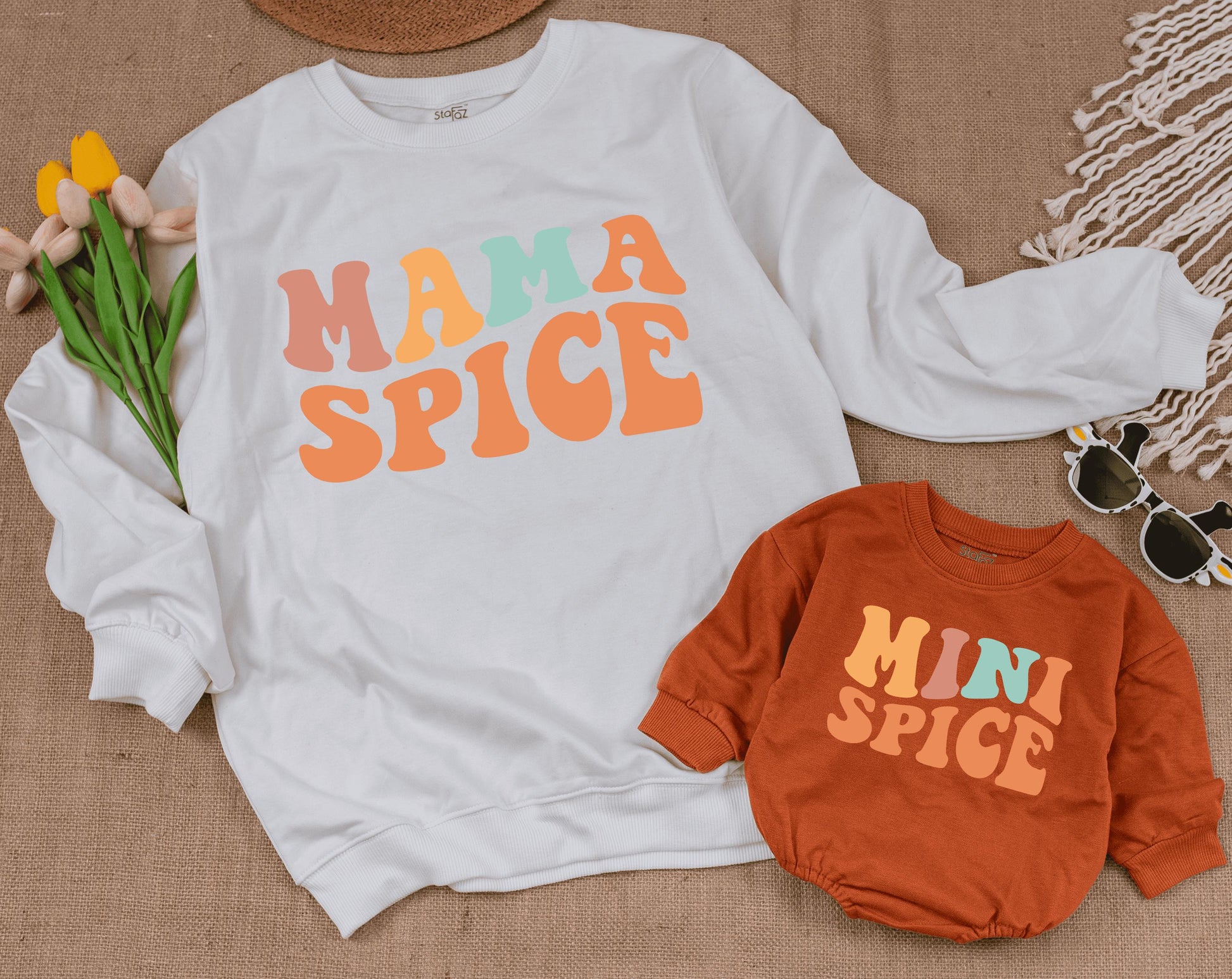 Pumpkin Spice Mommy & Me Sweater Set - Perfect Fall Gift