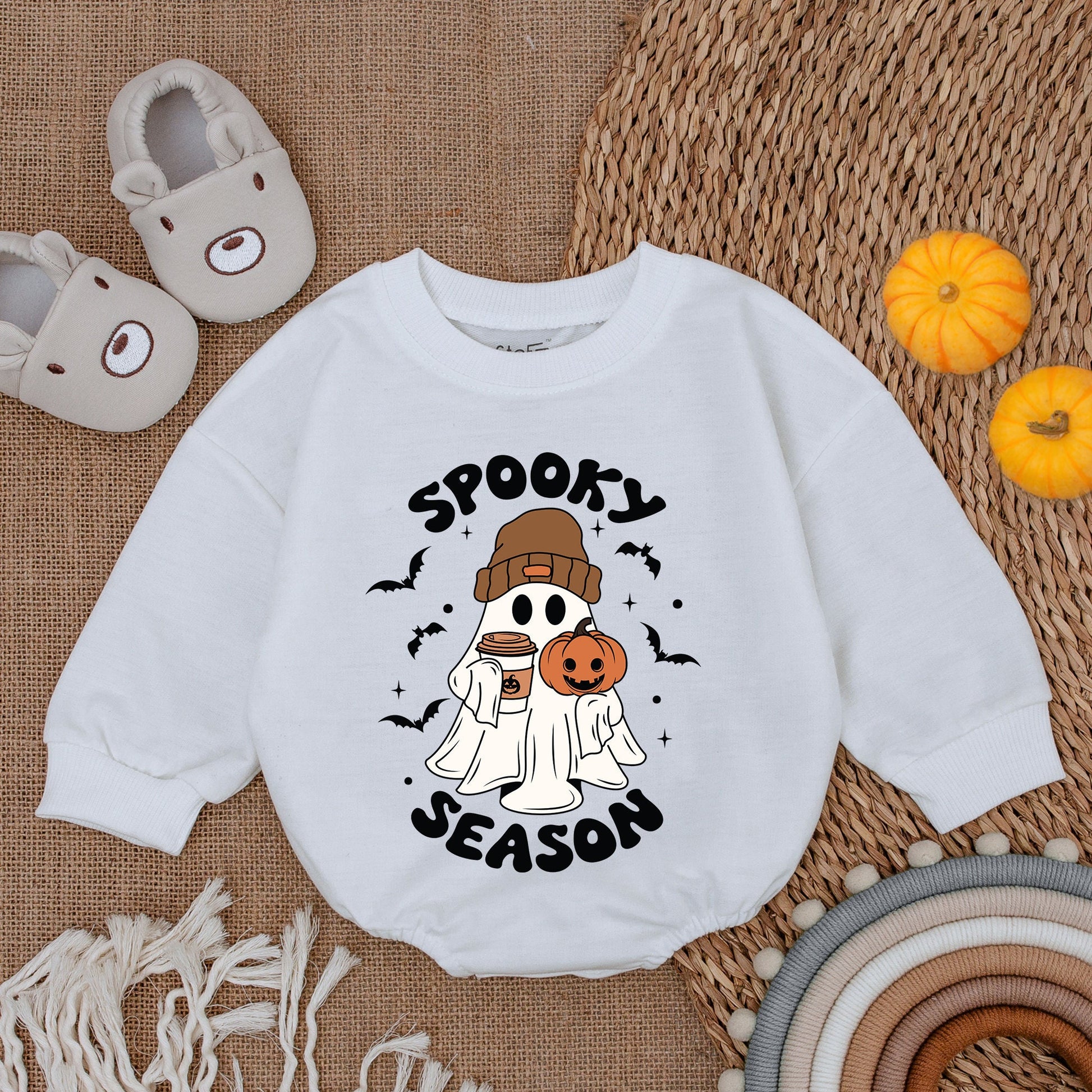 First Halloween Romper - Spooky Season Baby Bodysuit Outfit