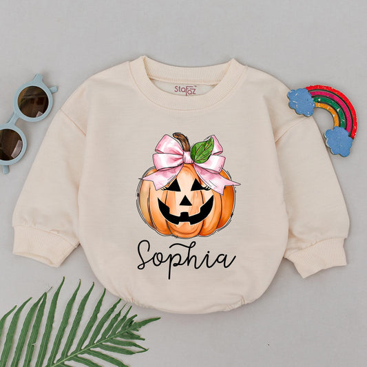 Custom Halloween Baby Romper, First Boo Outfit, Baby Shower Gift