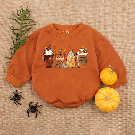 Western Halloween Baby Romper - Fall Bodysuit & First Outfit