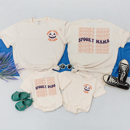 Retro Halloween Ghost Shirts: Matching Family and Mommy & Me Tees