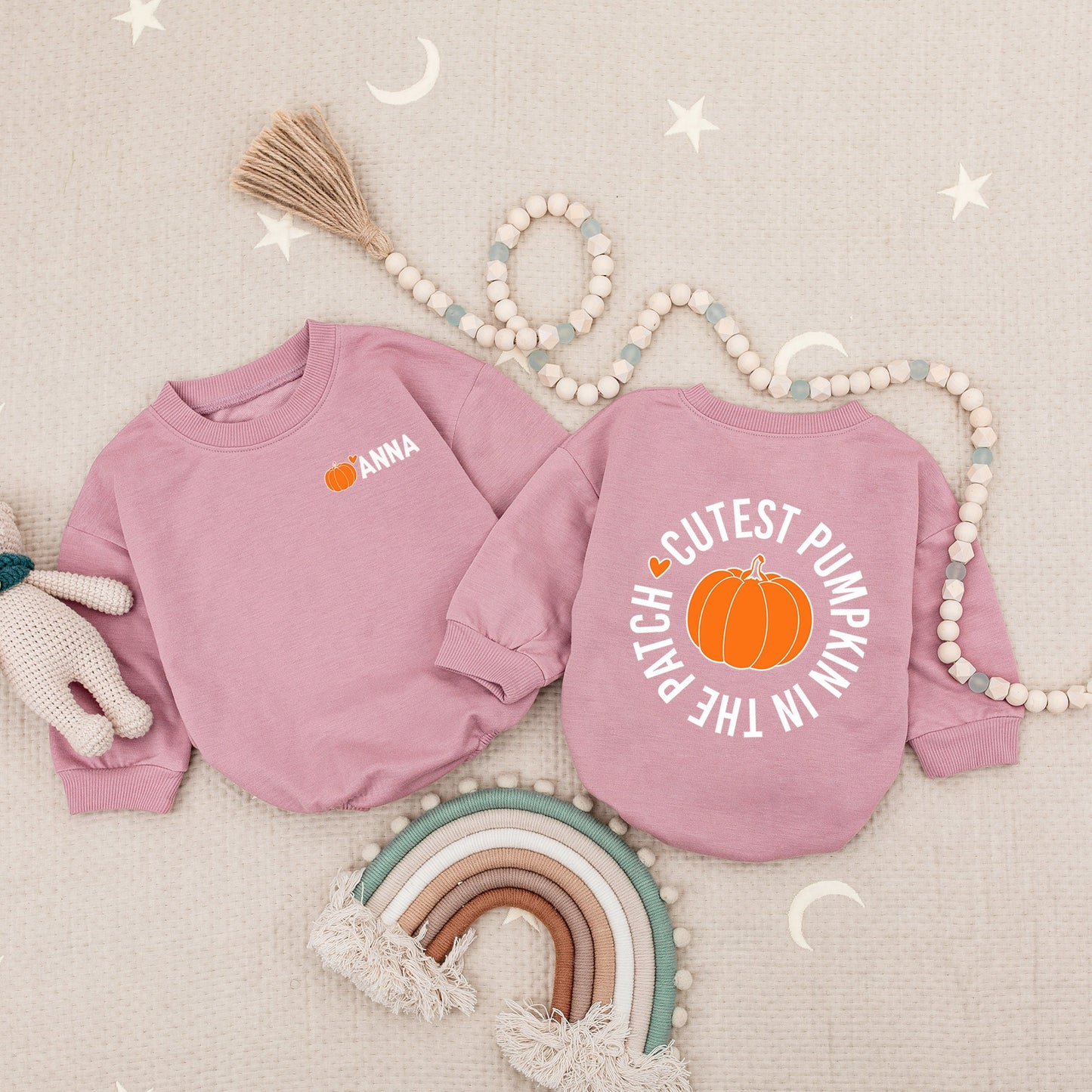 Cutest Pumpkin Romper: Newborn Thanksgiving & Fall Baby Outfit