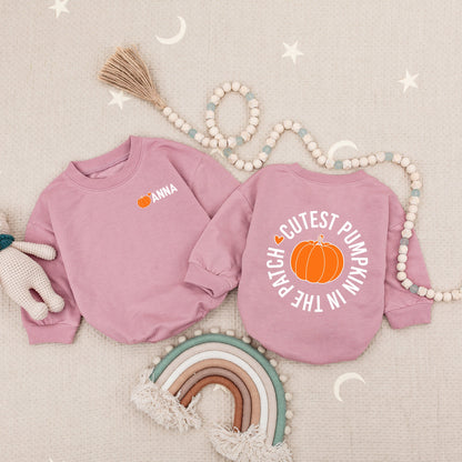 Cutest Pumpkin Romper: Newborn Thanksgiving & Fall Baby Outfit