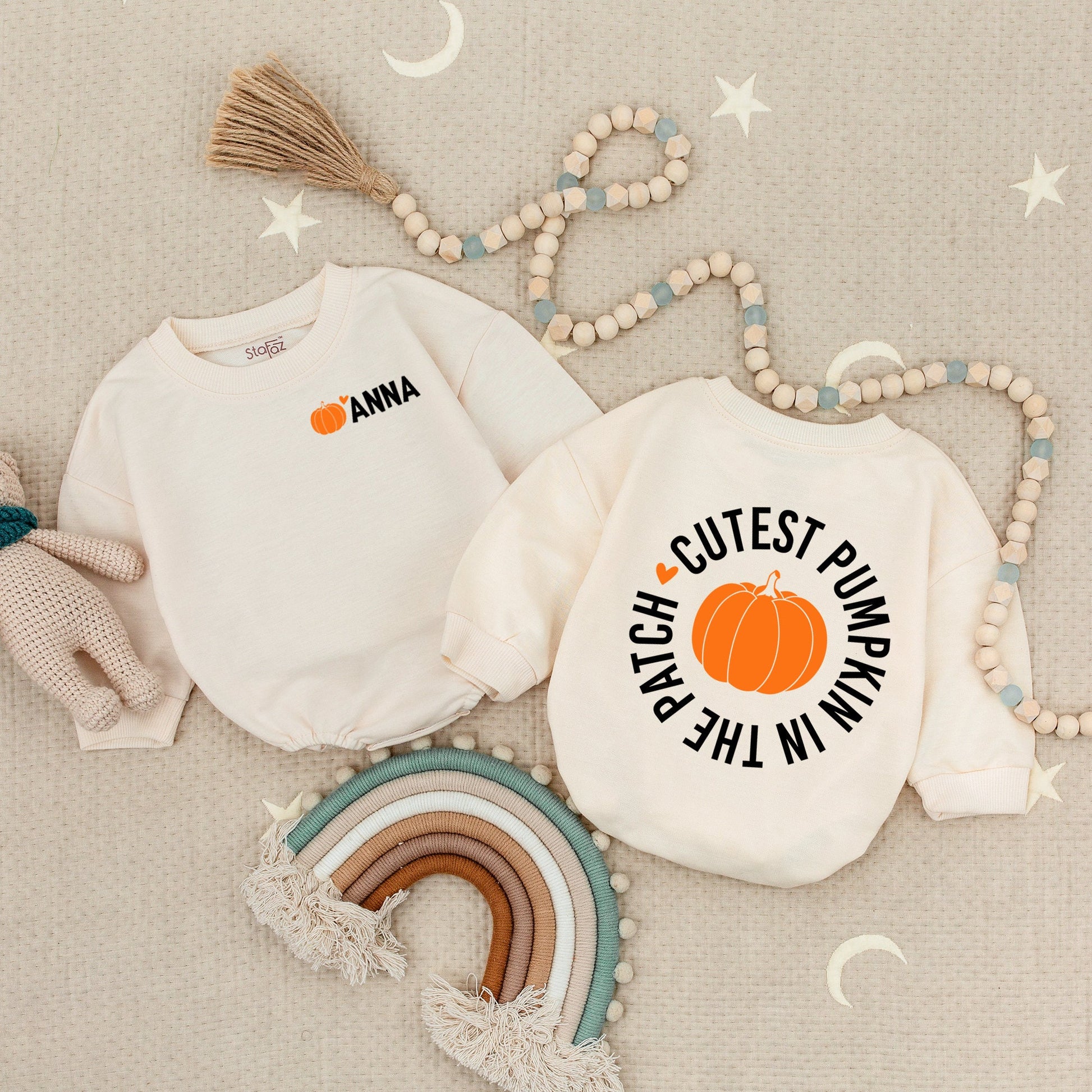 Cutest Pumpkin Romper: Newborn Thanksgiving & Fall Baby Outfit