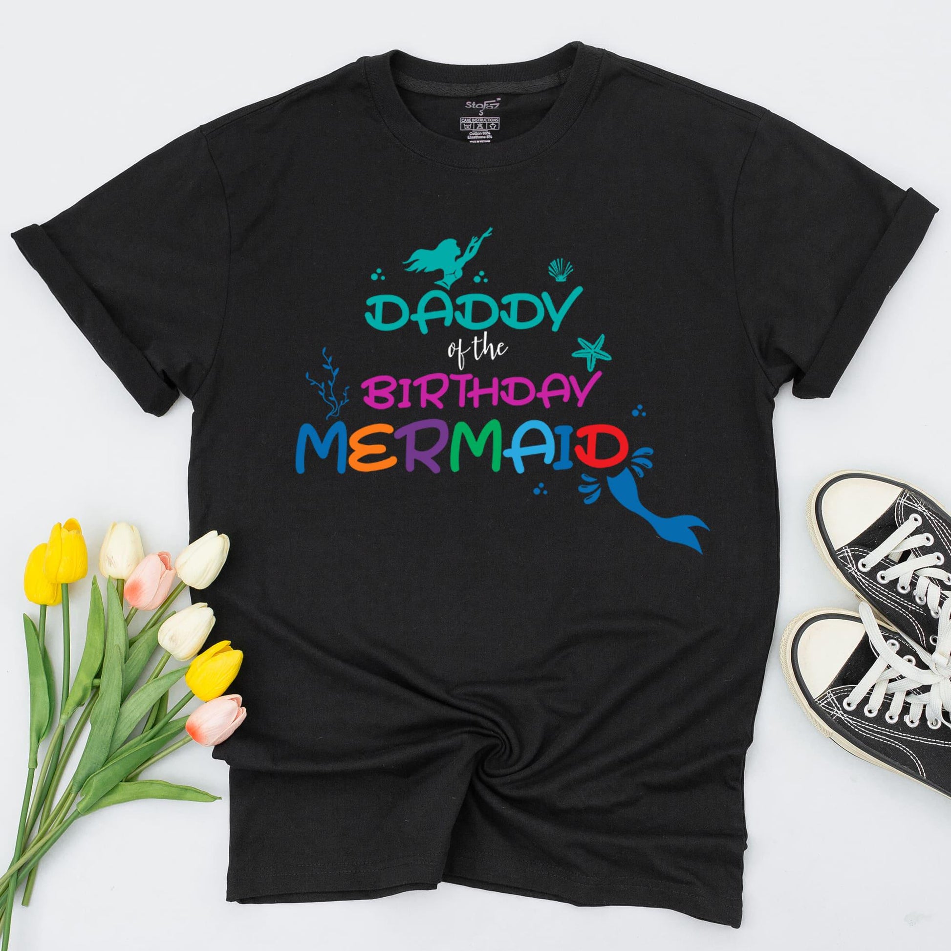 Family Mermaid Birthday Tees – Personalized Under The Sea Shirts  