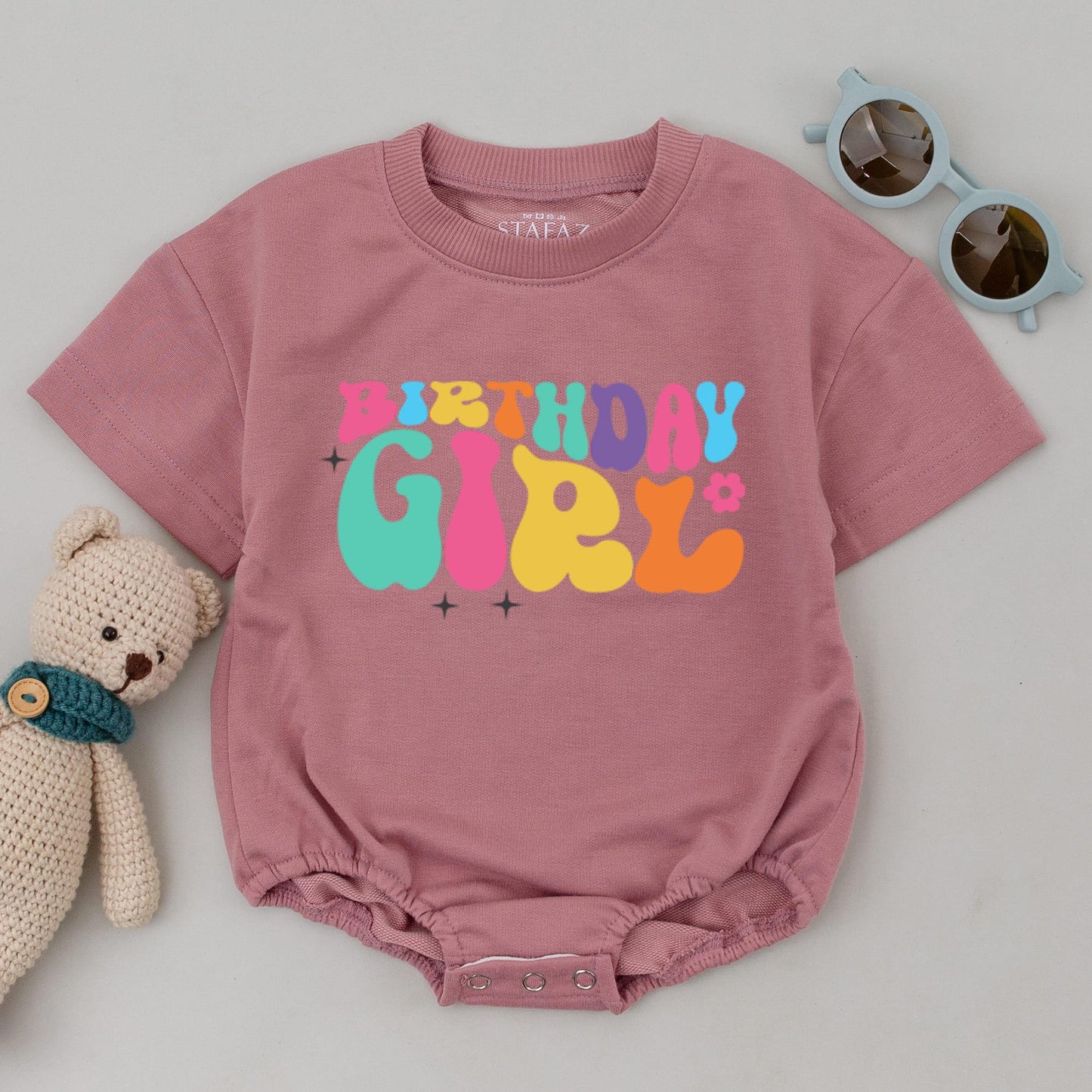 Boho Retro Family Birthday Tees: Colorful 1st Birthday Set