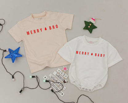 Festive Family Matching Shirts: Vintage Christmas & Gingerbread Theme  