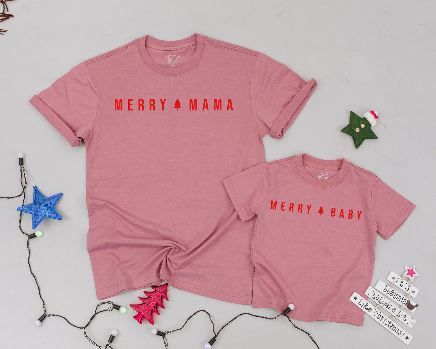 Festive Family Matching Shirts: Vintage Christmas & Gingerbread Theme  