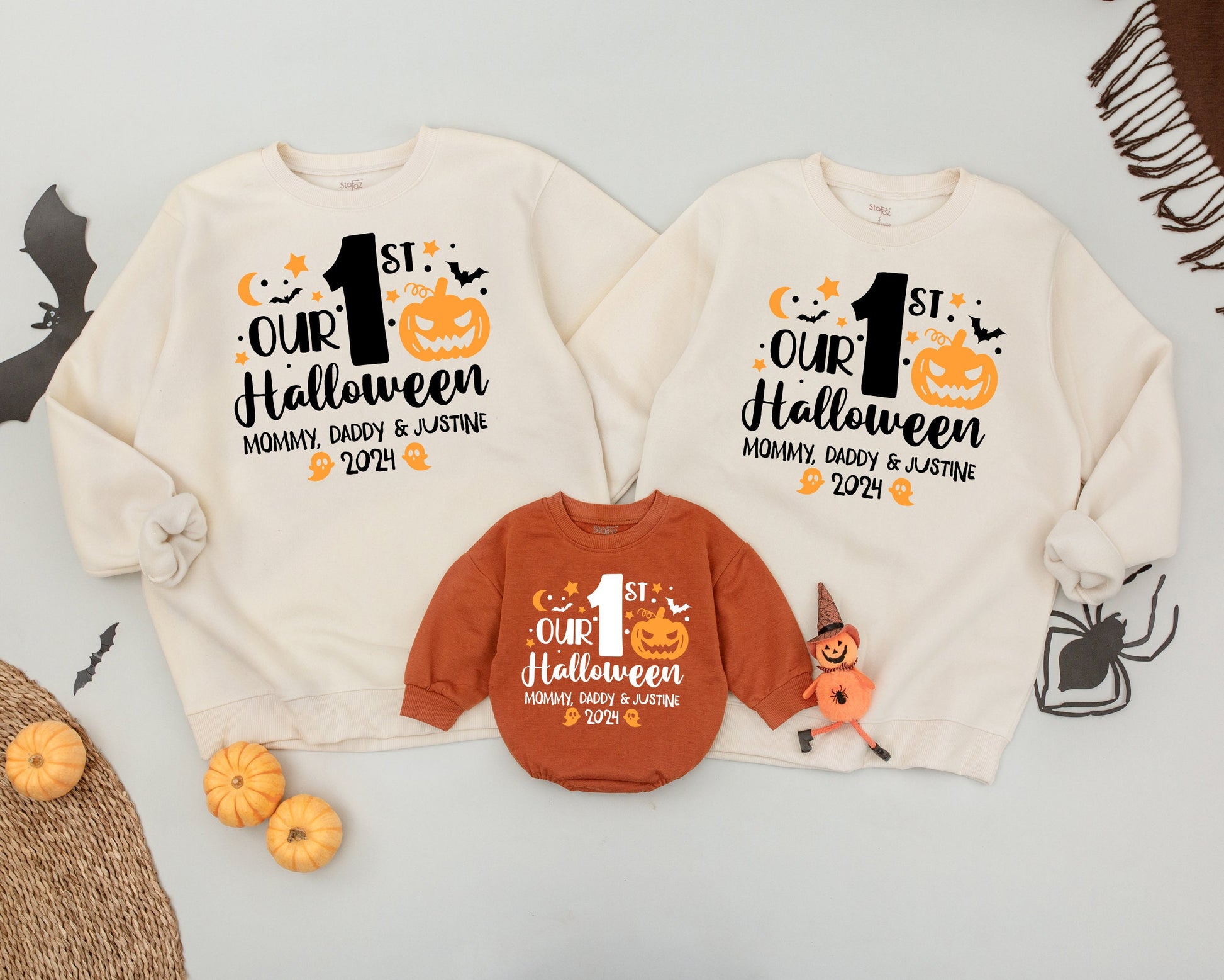 Family Halloween Sweatshirts: Matching Costumes for All Ages