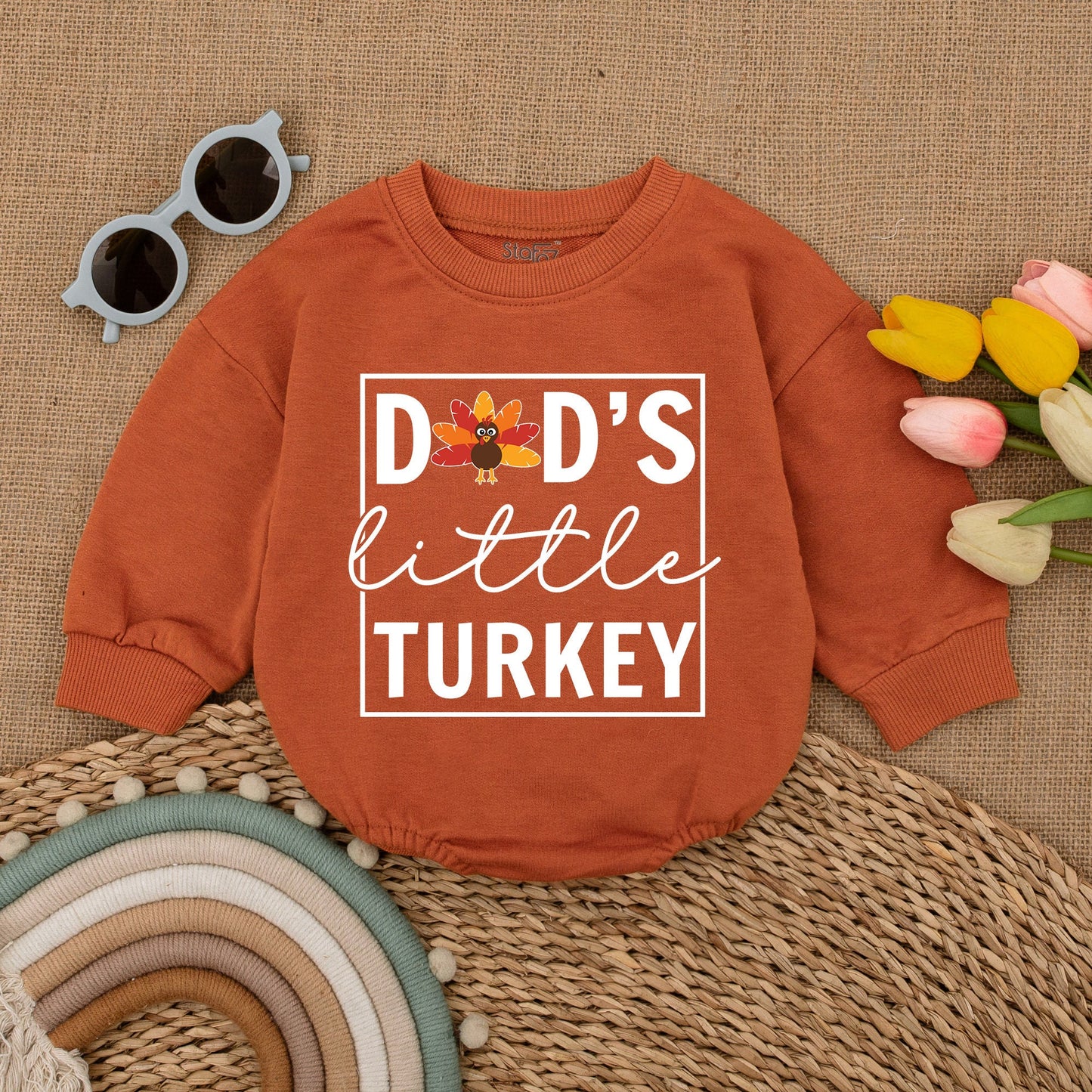 Thanksgiving Baby Romper: Fall Bodysuit for Newborns and Toddlers