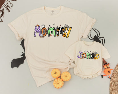 Spooky Family Retro Halloween Shirts - Matching Costume Outfits