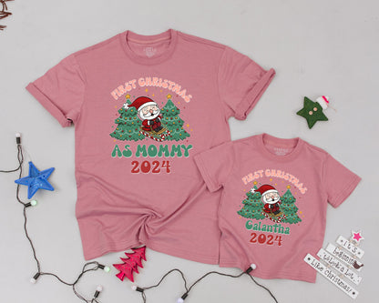 Matching Family Christmas Shirts: Personalized Vintage Xmas Apparel