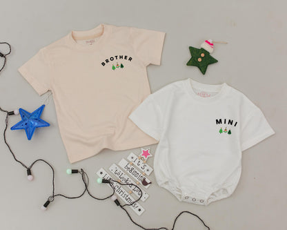 Personalized Vintage Christmas Shirts: Matching Family & Mommy and Me