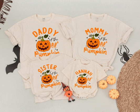 Retro Pumpkin Patch Family Shirts: Matching Halloween & Fall Outfits