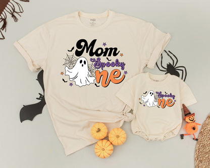 Vintage Ghost Family Shirts: Retro Halloween Birthday Outfit