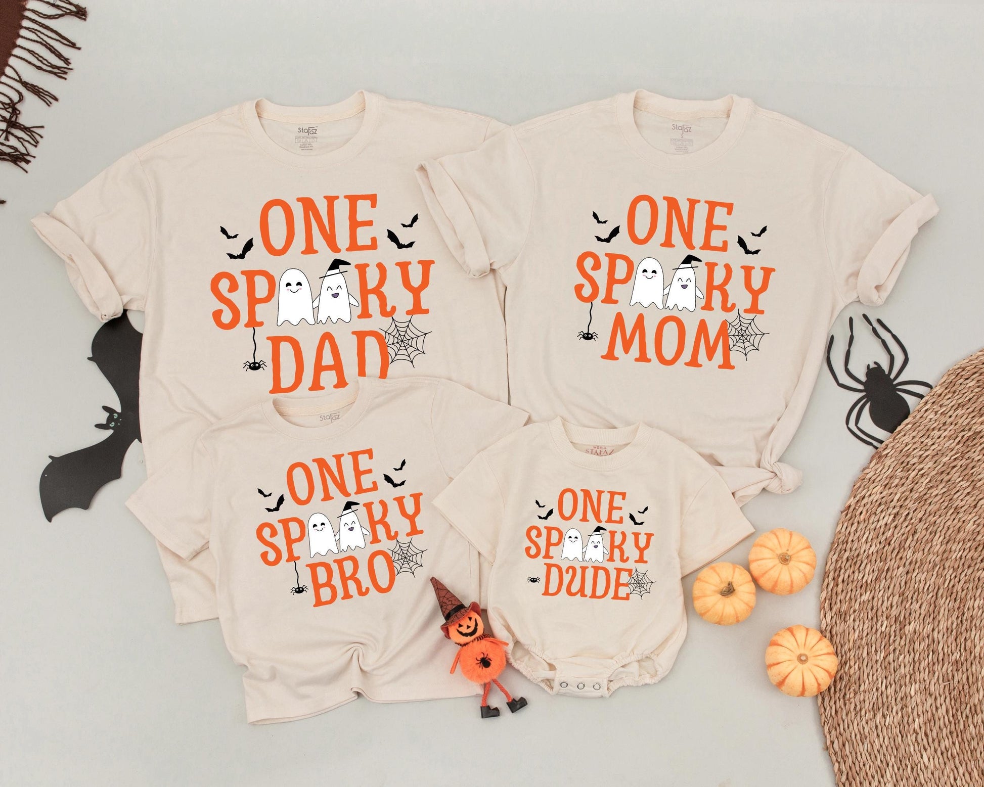 Halloween Family Matching Shirts: Spooky 1st Birthday Costume Tee