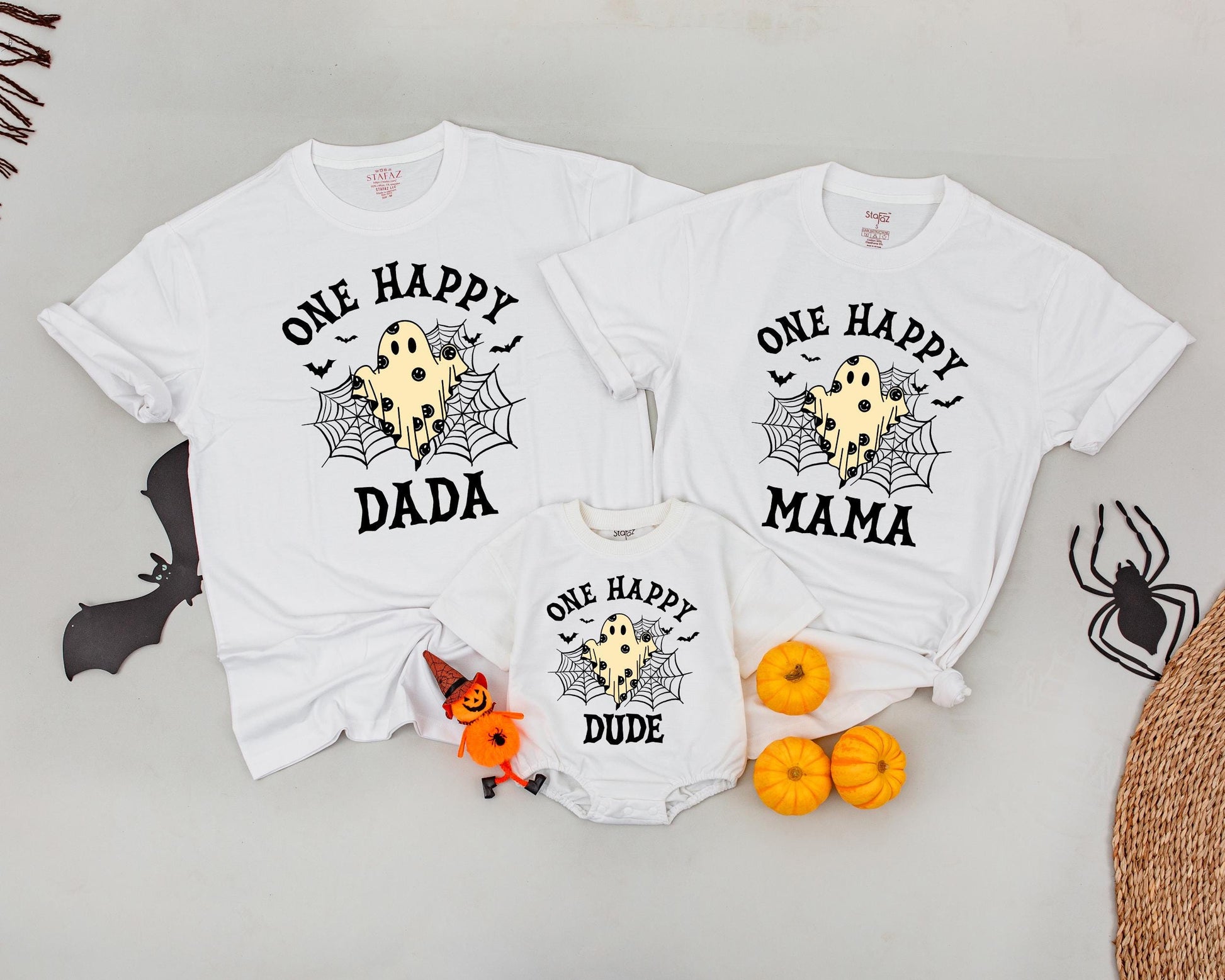 Spooky 1st Birthday Matching Tees: Family Halloween Costume Shirts  