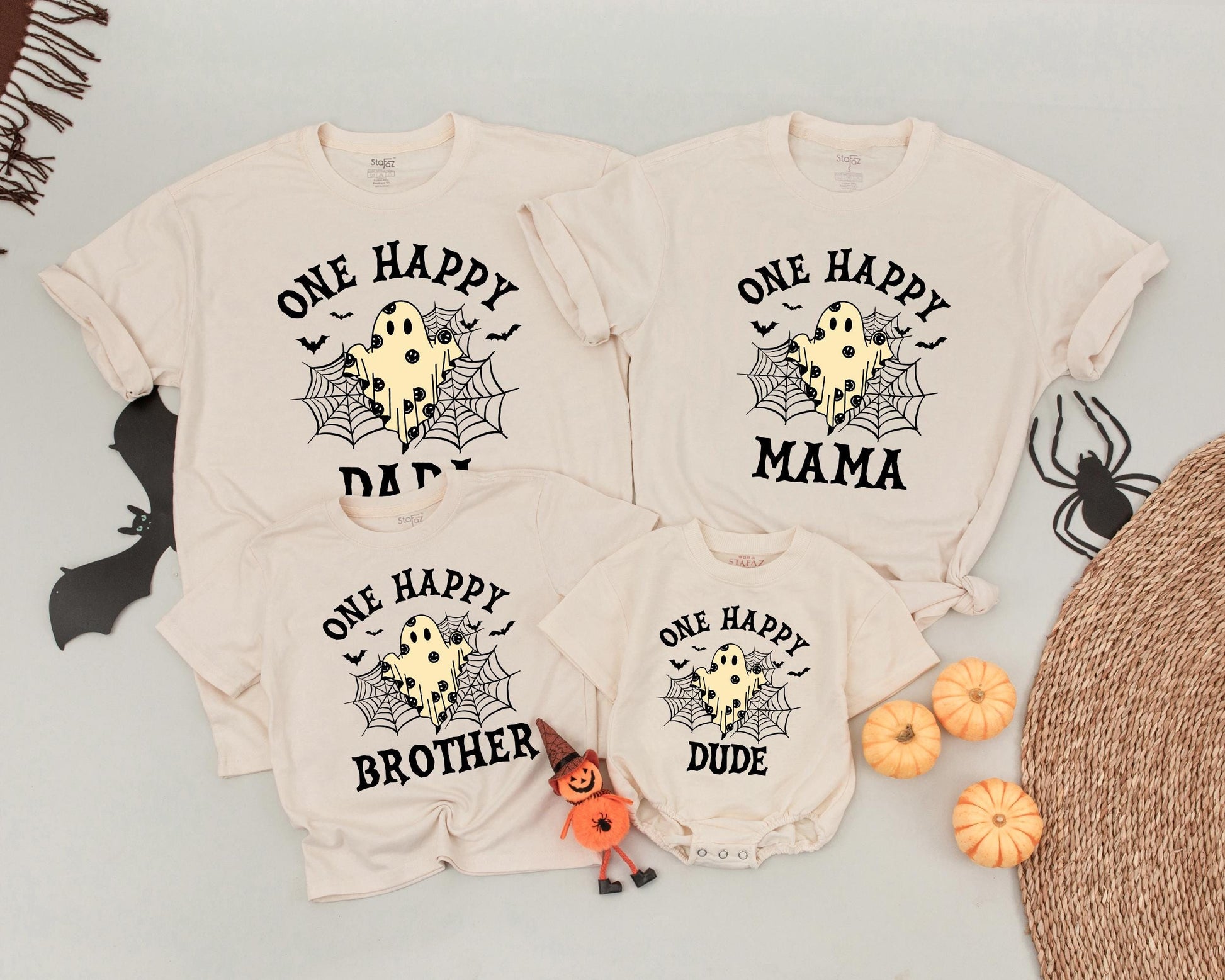 Spooky 1st Birthday Matching Tees: Family Halloween Costume Shirts  