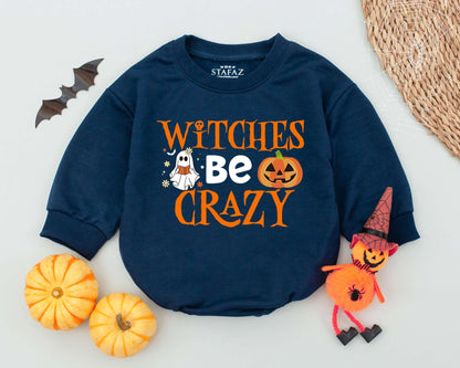 Spooky Season Baby Romper: Funny Halloween Outfit for Boys & Girls