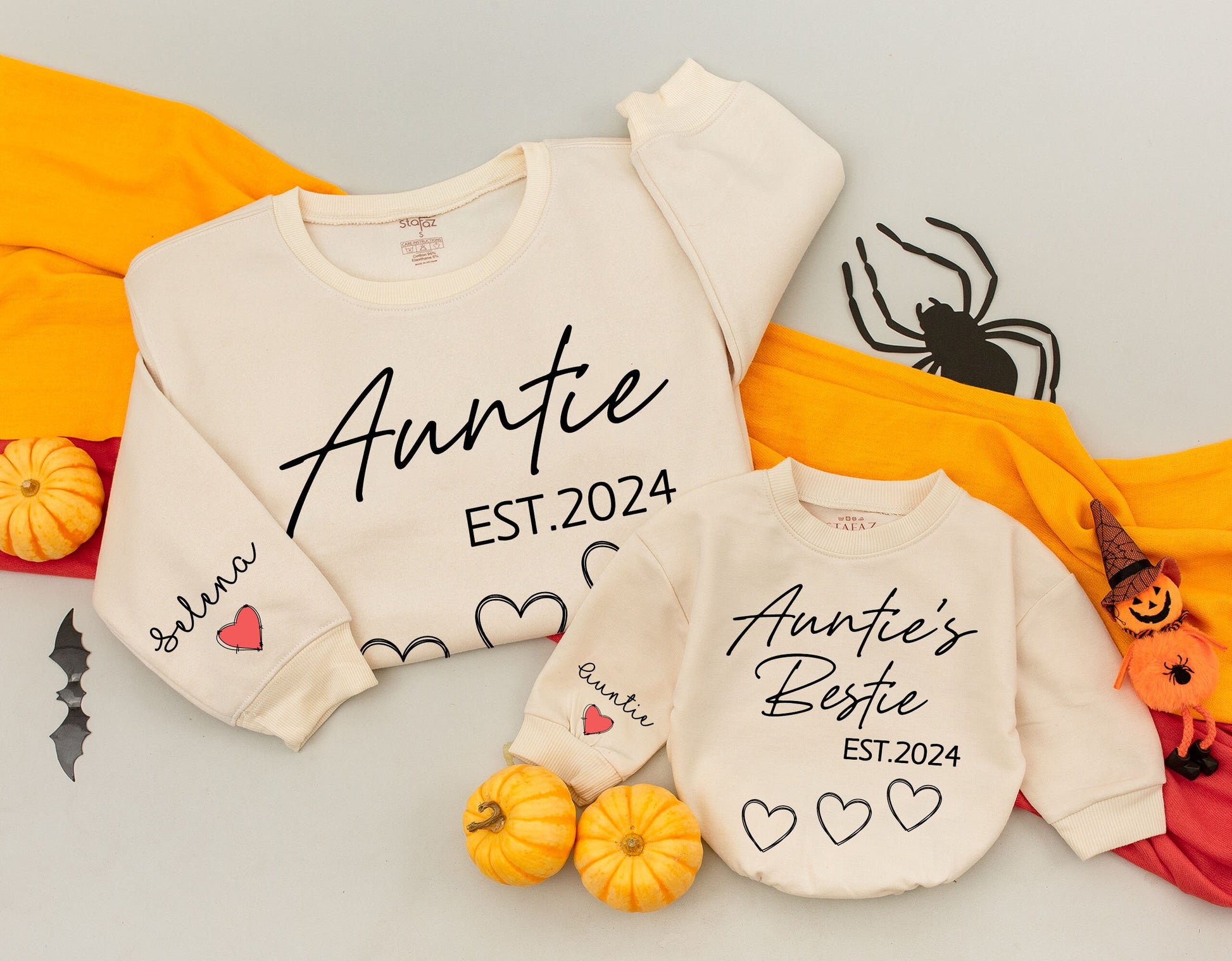 Personalized Auntie & Niece Sweatshirt - Perfect Gift for Any Occasion