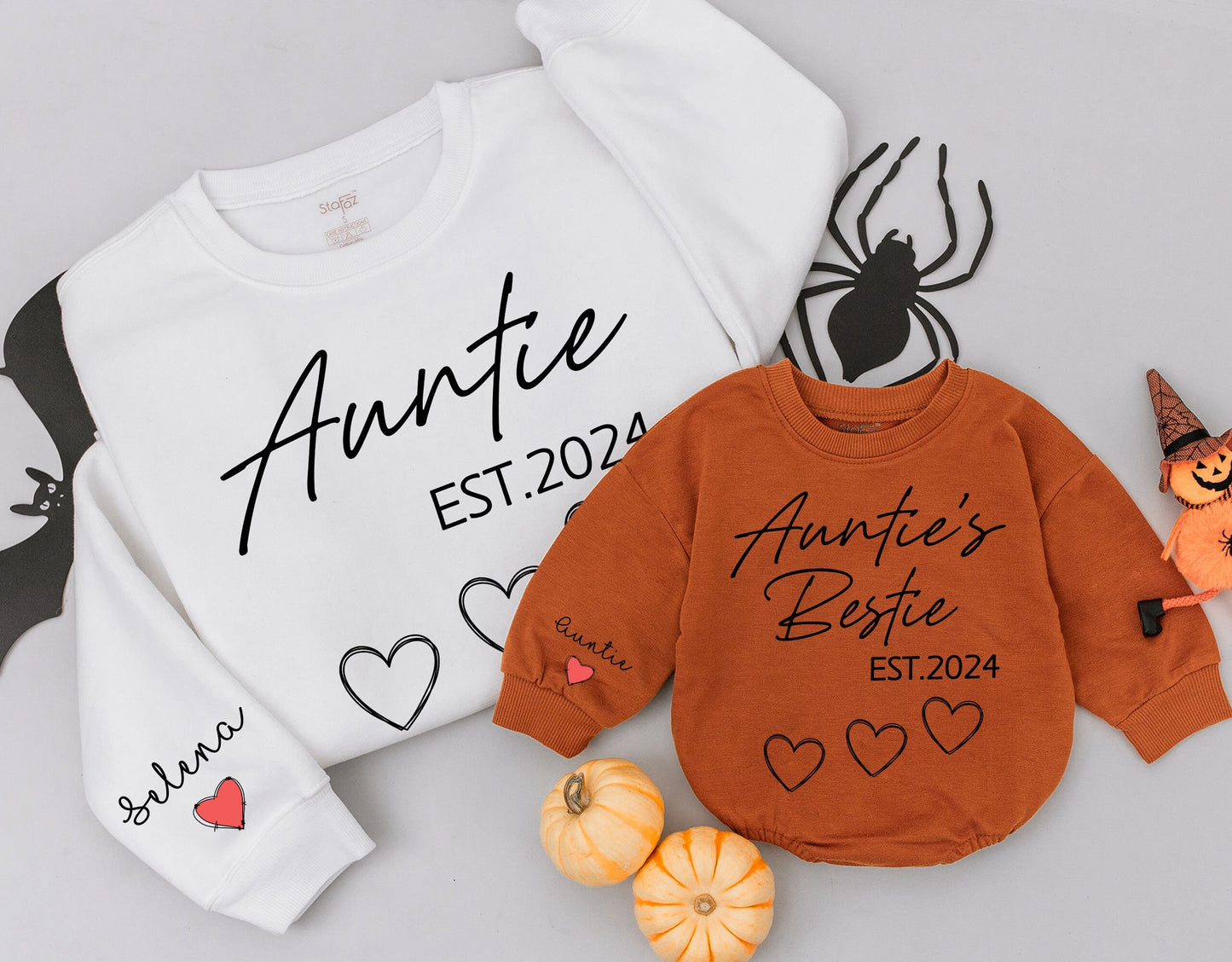 Personalized Auntie & Niece Sweatshirt - Perfect Gift for Any Occasion