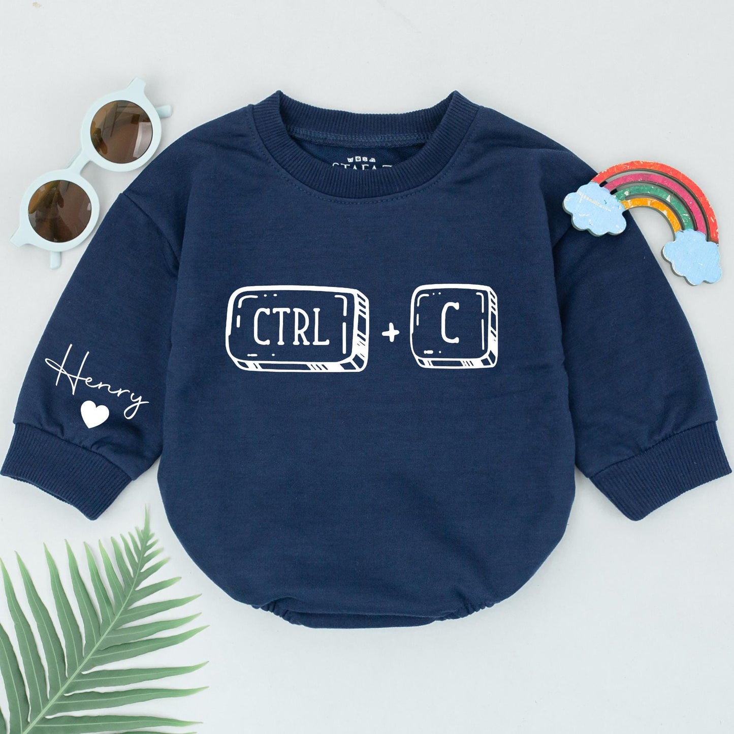Ctrl+C Ctrl+V Twins Baby Romper Bodysuit Besties Outfit Newborn Matching Gifts
