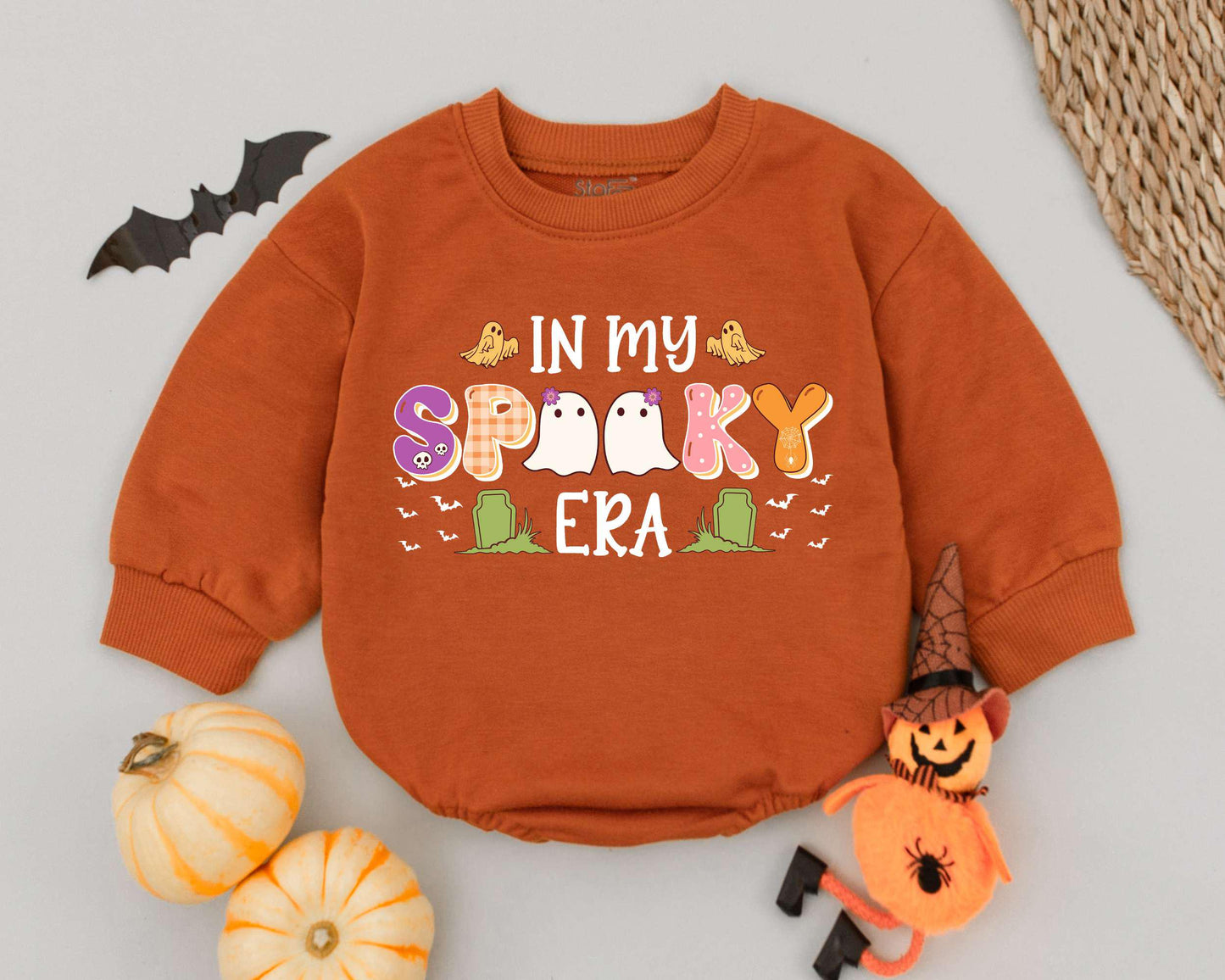 Spooky Era Halloween Romper & Outfit: Funny Baby & Toddler Costume  