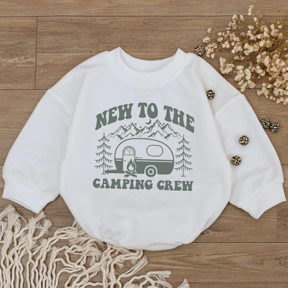 Camping Adventure Baby Romper: Gender-Neutral Newborn Bodysuit Gift