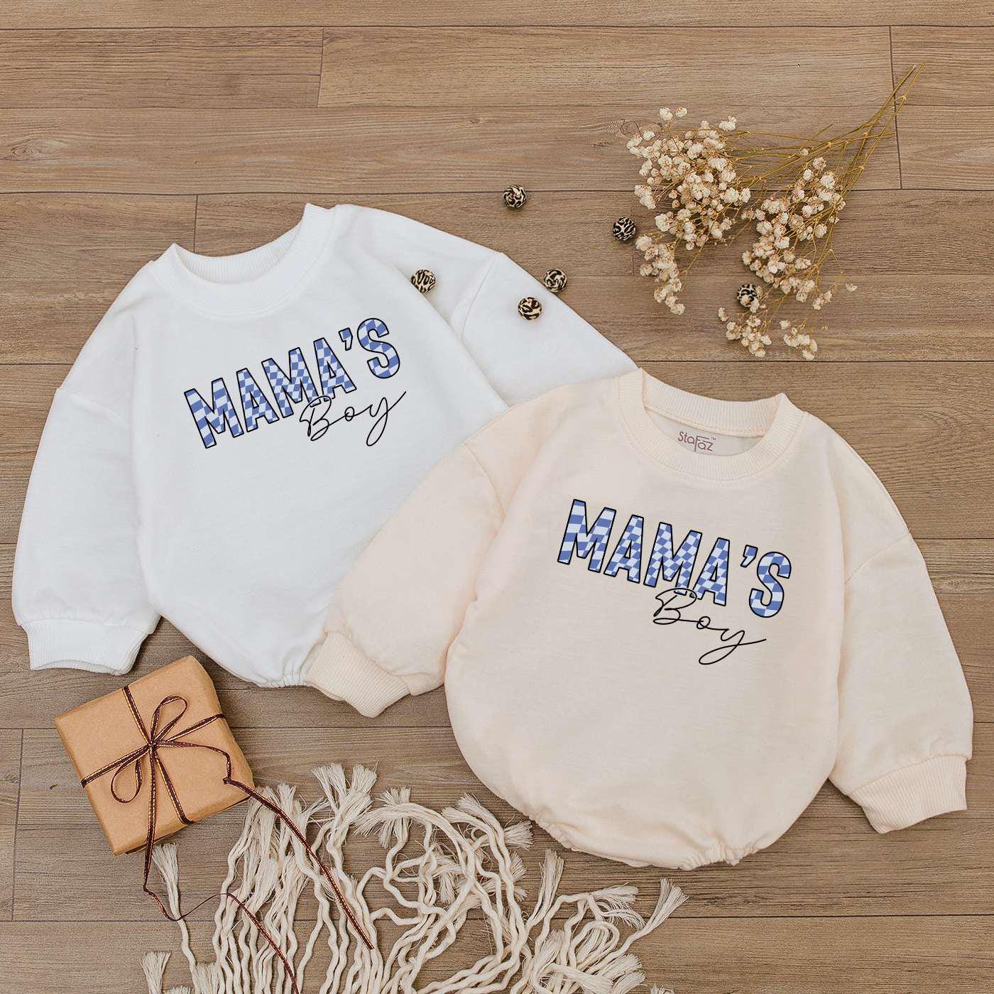 Mama's Boy Romper: Newborn Outfit, Baby Shower & Summer Gift