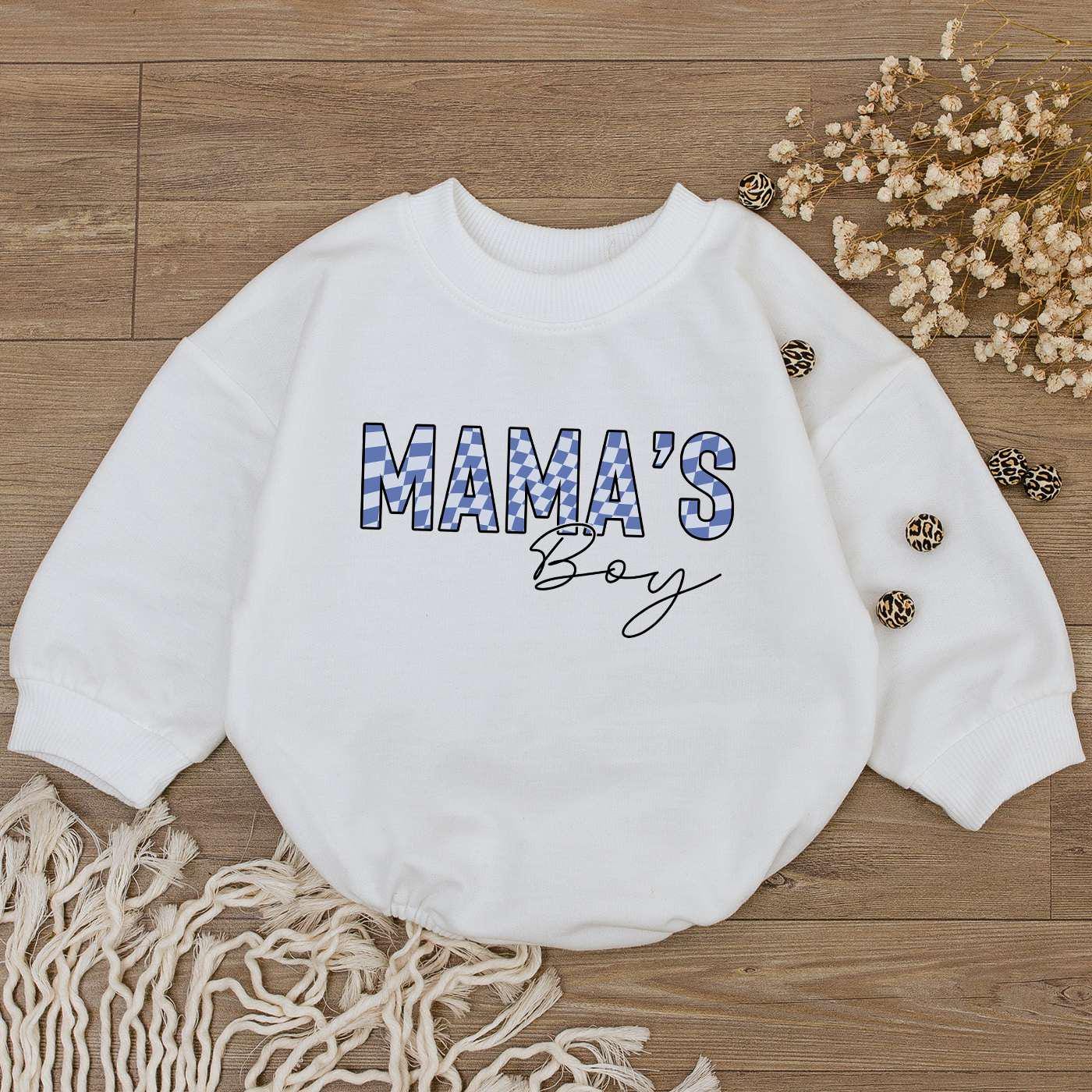 Mama's Boy Romper: Newborn Outfit, Baby Shower & Summer Gift