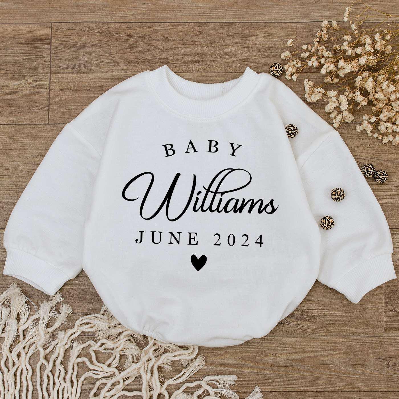 Personalized Coming Soon Baby Bodysuit, Gender Neutral Gift