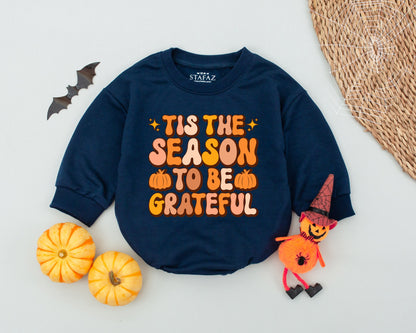 Festive Newborn Romper: Fall Baby Outfit, Thanksgiving & Halloween