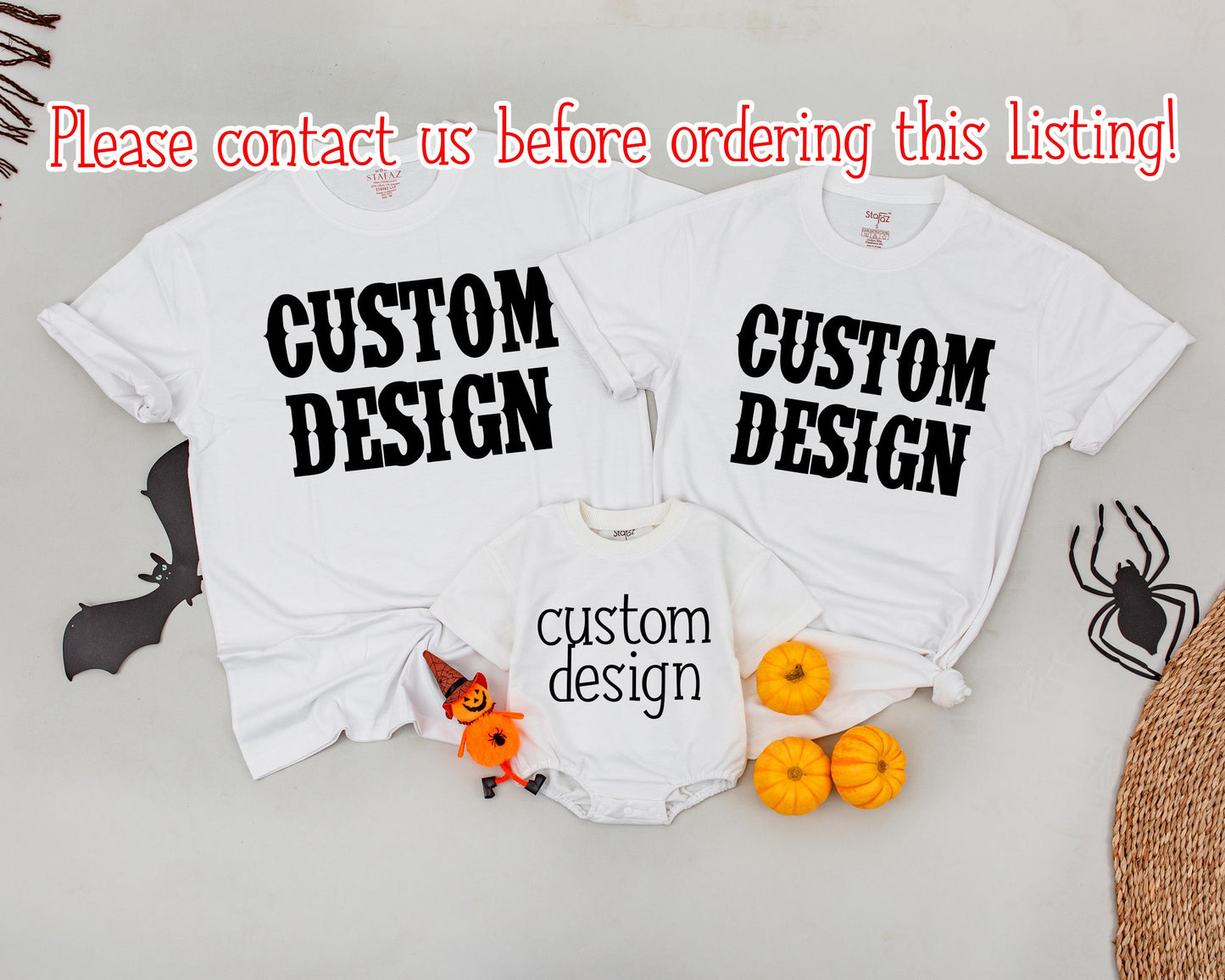 Spooky Family Shirts: Halloween Birthday, Custom Design Tees