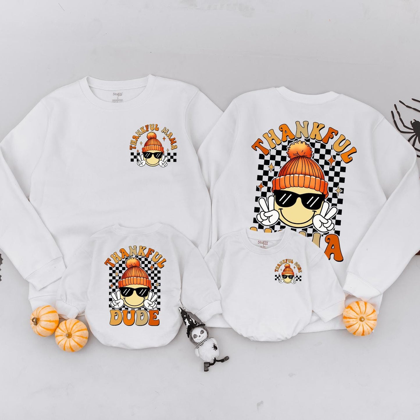 Retro Mama & Me Thanksgiving Sweaters: Cute Fall Matching Outfits