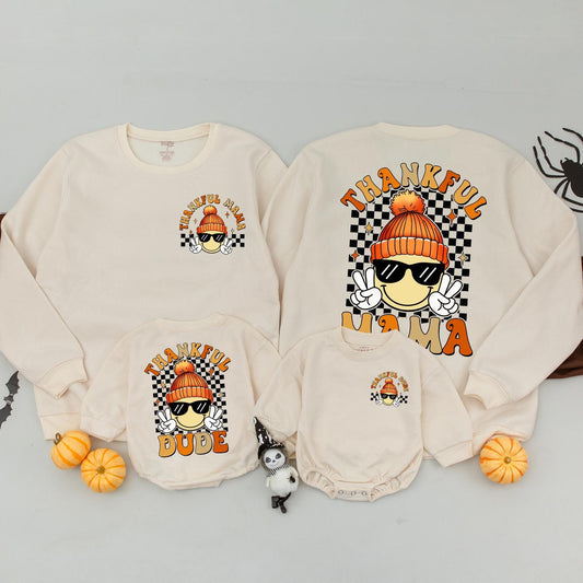 Retro Mama & Me Thanksgiving Sweaters: Cute Fall Matching Outfits