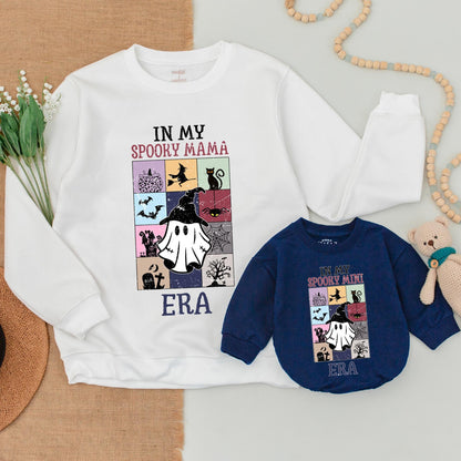 Mama & Me Spooky Sweatshirts: Halloween & Thanksgiving Vibes