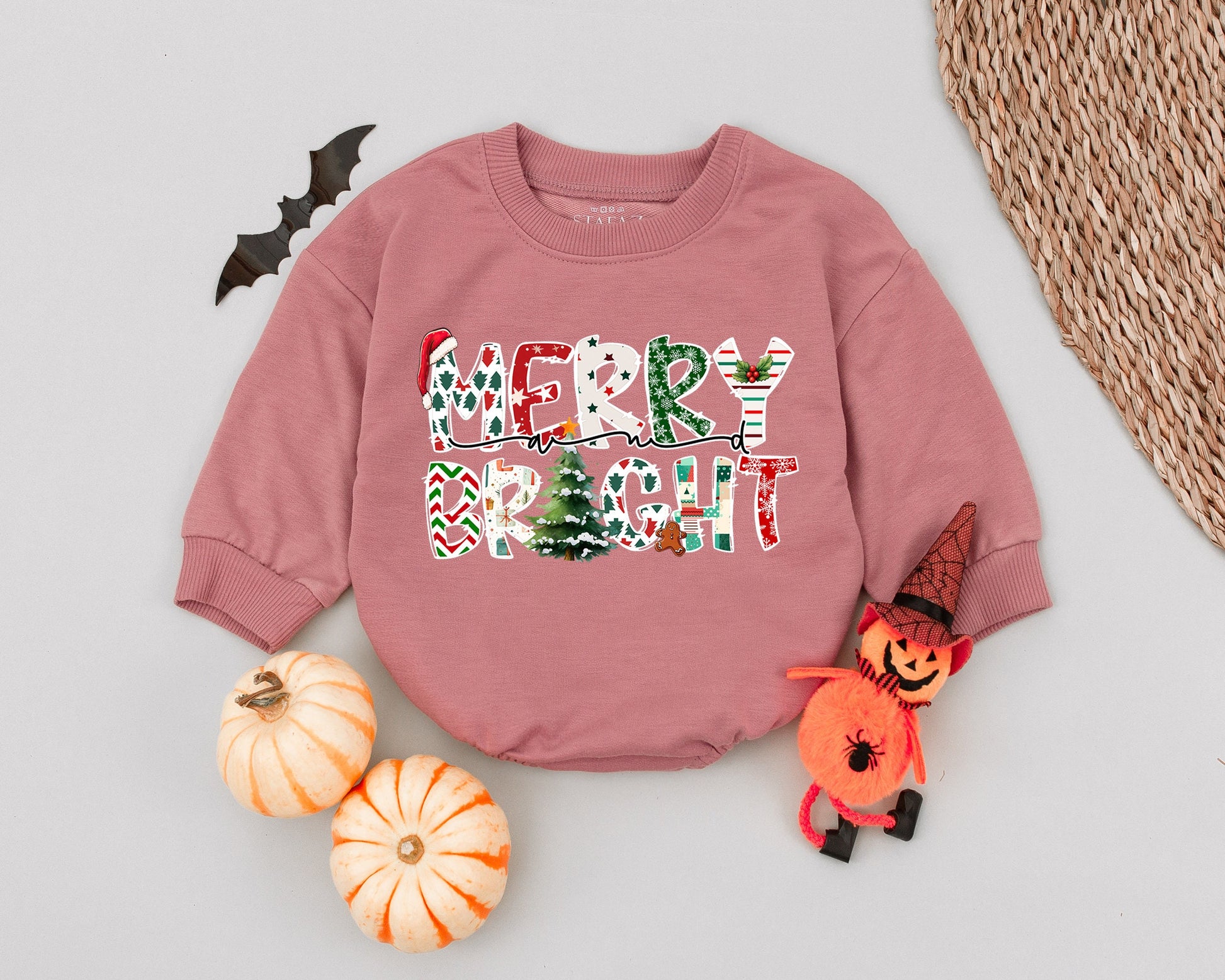 Merry & Bright First Christmas Romper: Baby & Toddler Clothes