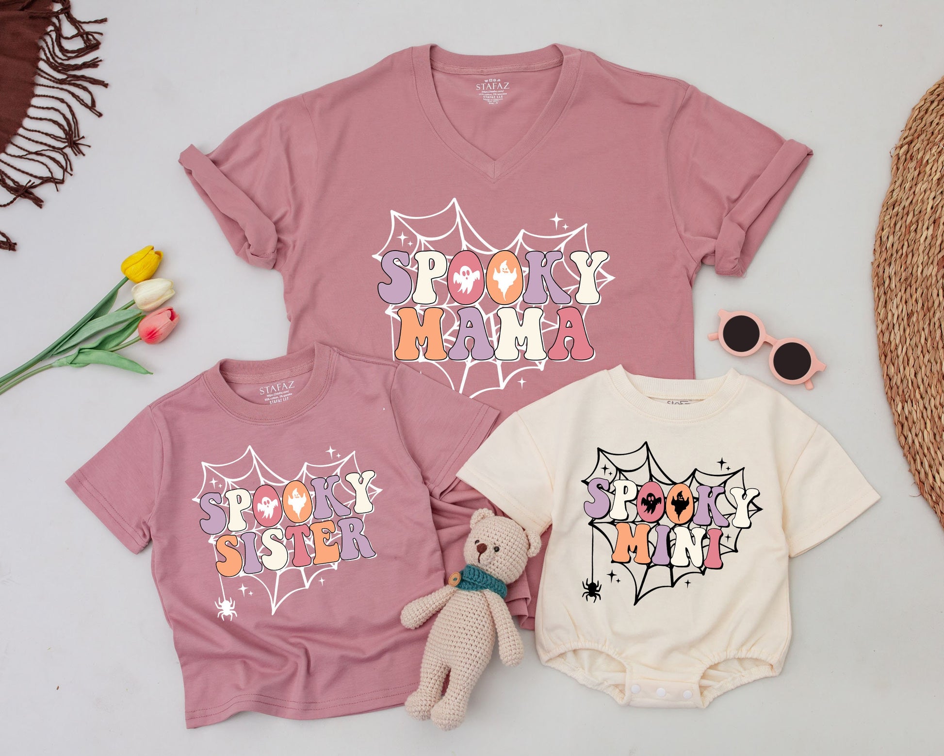 Retro Spooky Family Shirts: Funny Halloween Costume & Matching Outfits