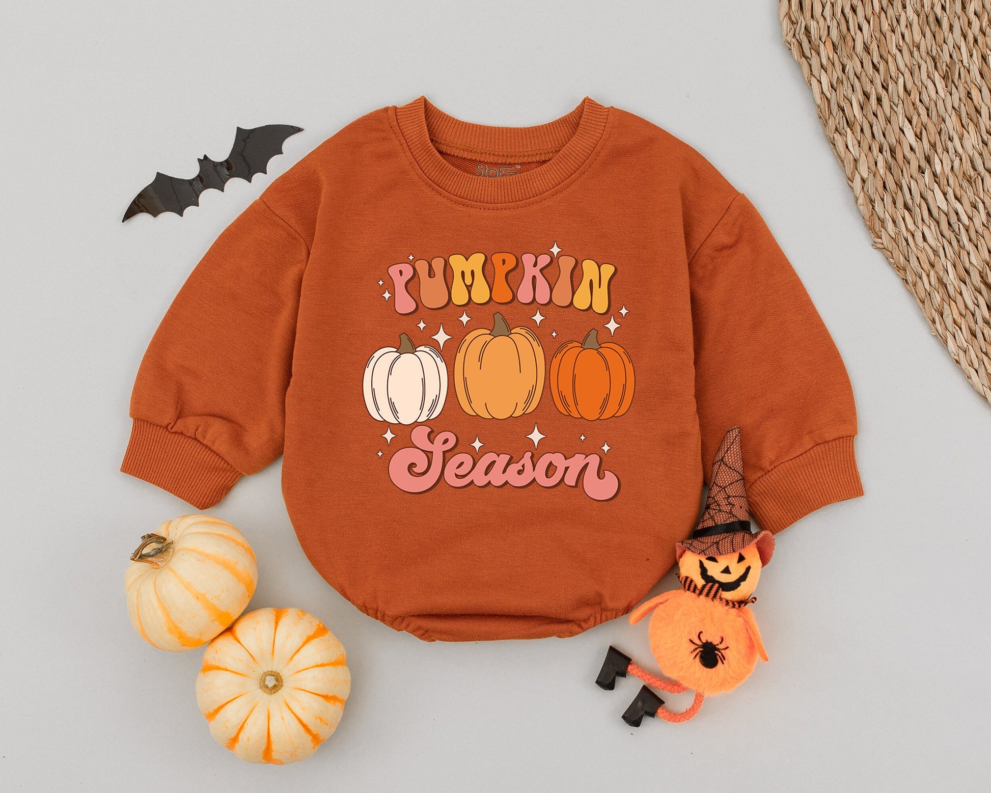 Little Pumpkin Romper: First Thanksgiving & Halloween Outfit