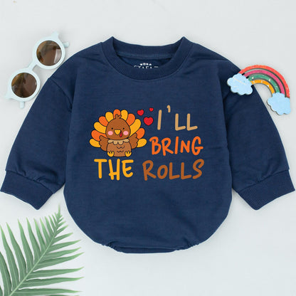 Thanksgiving Baby Romper: First Holiday Outfit, Fall Baby Gift