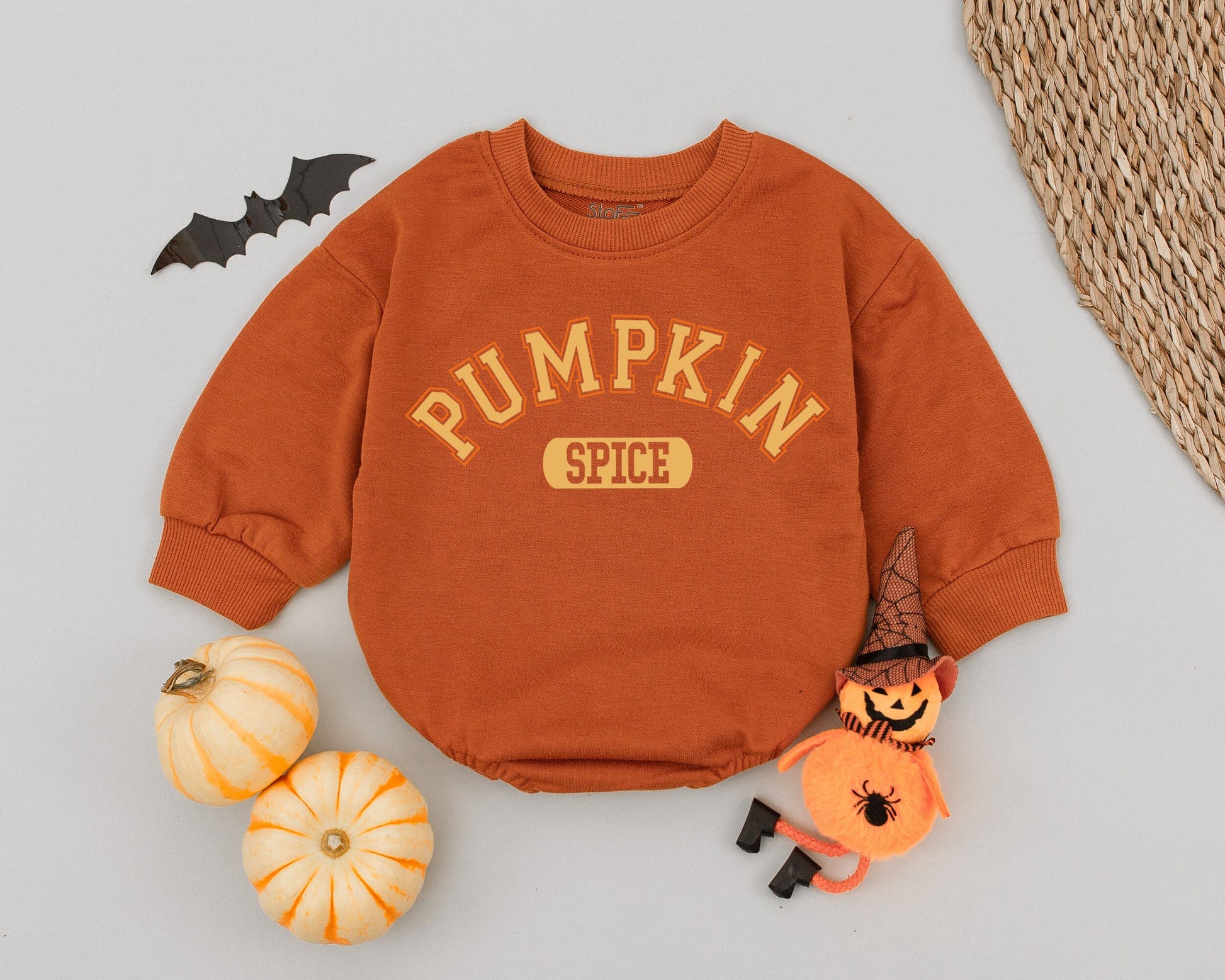 First Thanksgiving & Halloween Baby Romper - Cute Fall Bodysuit