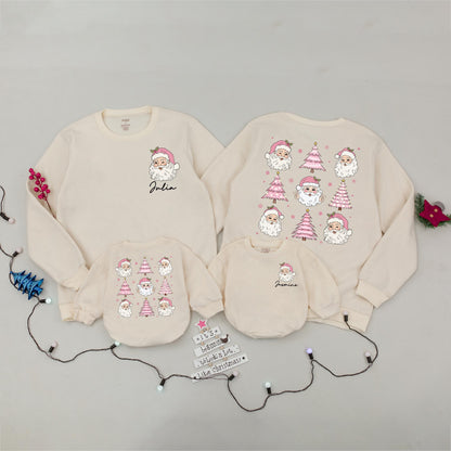 Cozy Matching Family Christmas Sweaters: Custom Santa Shirts