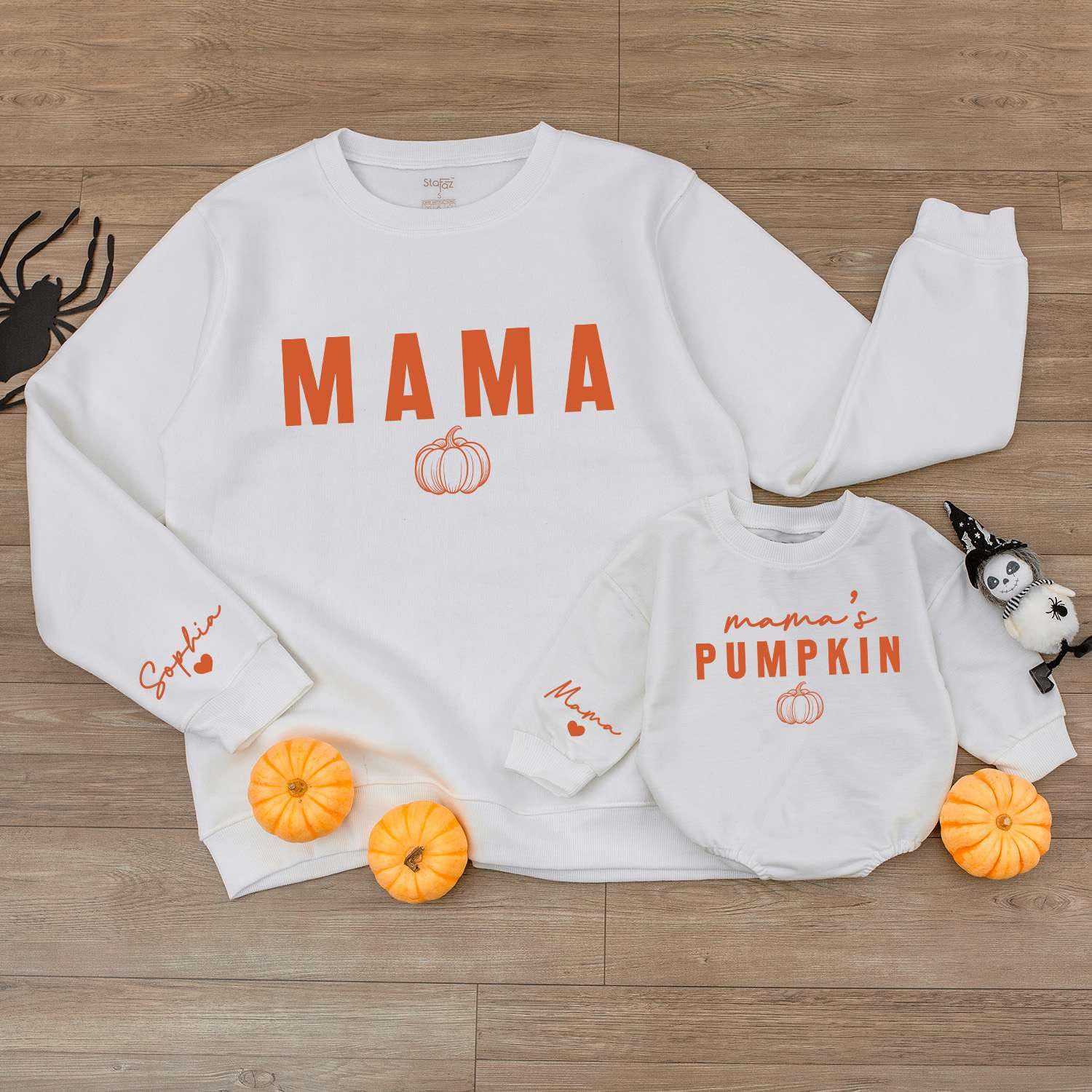 Pumpkin Baby Romper & Bodysuit: Personalized Fall Kids Clothing