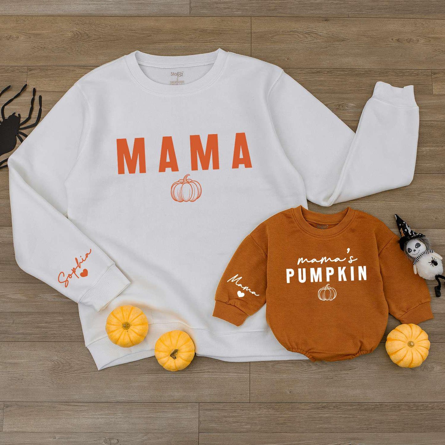 Pumpkin Baby Romper & Bodysuit: Personalized Fall Kids Clothing