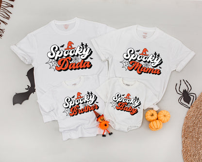 Matching Family Halloween Shirts, Retro Funny Costume, Mommy & Me Outfits