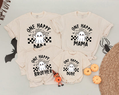 Matching Spooky Halloween Family Shirts: Retro Mommy and Me Outfits