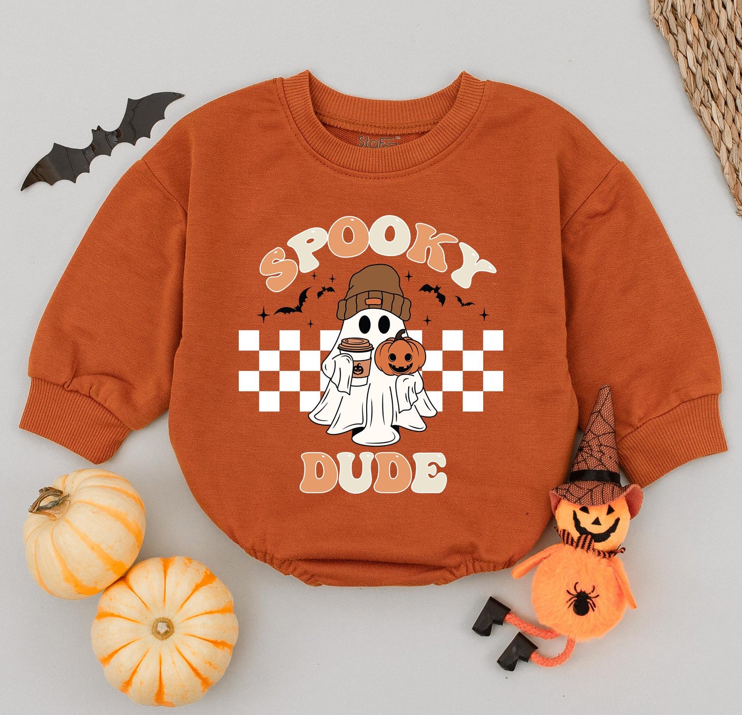 Retro Spooky Family Sweaters: Halloween Matching Outfits Gift